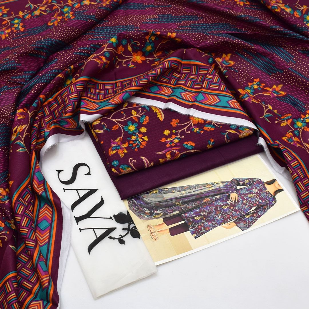 Saya Tana Dora Lawn 3PC Suit
