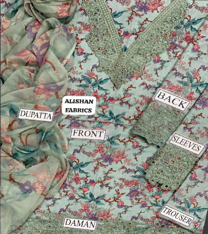 Iznik Premium Lawn 3PC Suit