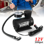 ⚙️ Portable Mini Air Compressor Pump (DC 12V, 300 PSI) – Power On the Go