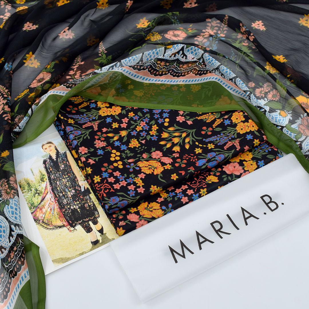 Maria b 3piece unstitched suit