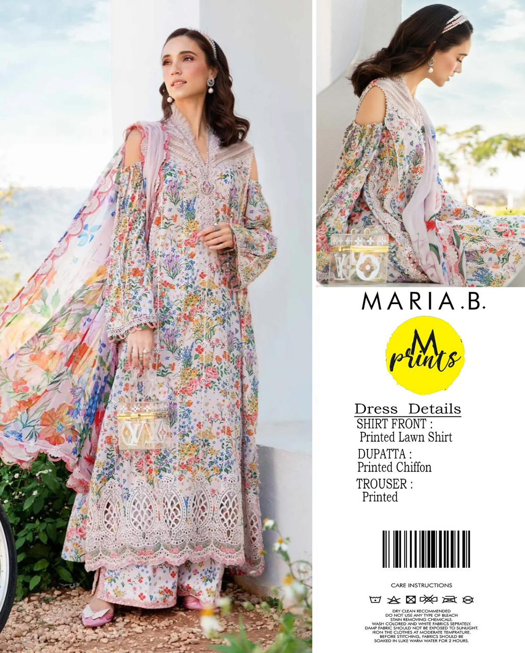 Maria b 3piece unstitched suit