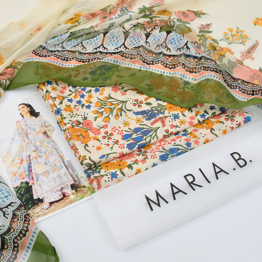 Maria b 3piece unstitched suit