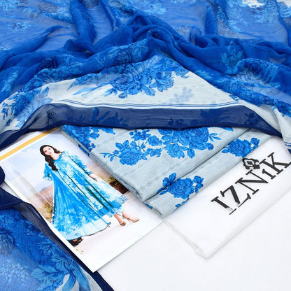 Iznik 3piece lawn unstitched suit
