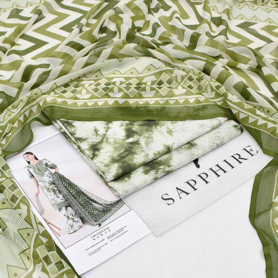 Sapphire Premium Lawn 3PC Suit