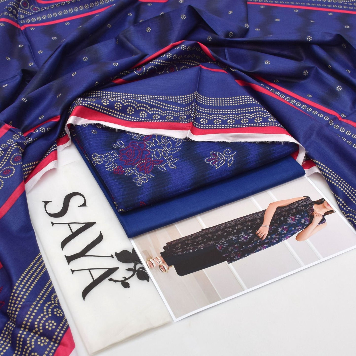 Saya Tana Dora Lawn 3PC Suit