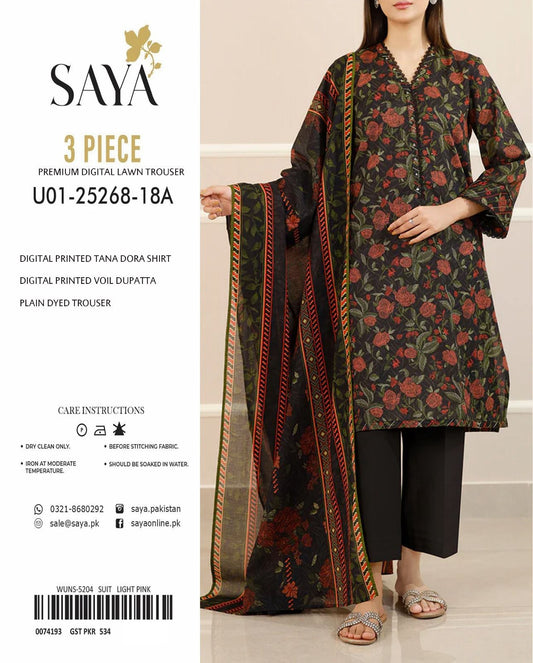 Saya Tana Dora Lawn 3PC Suit
