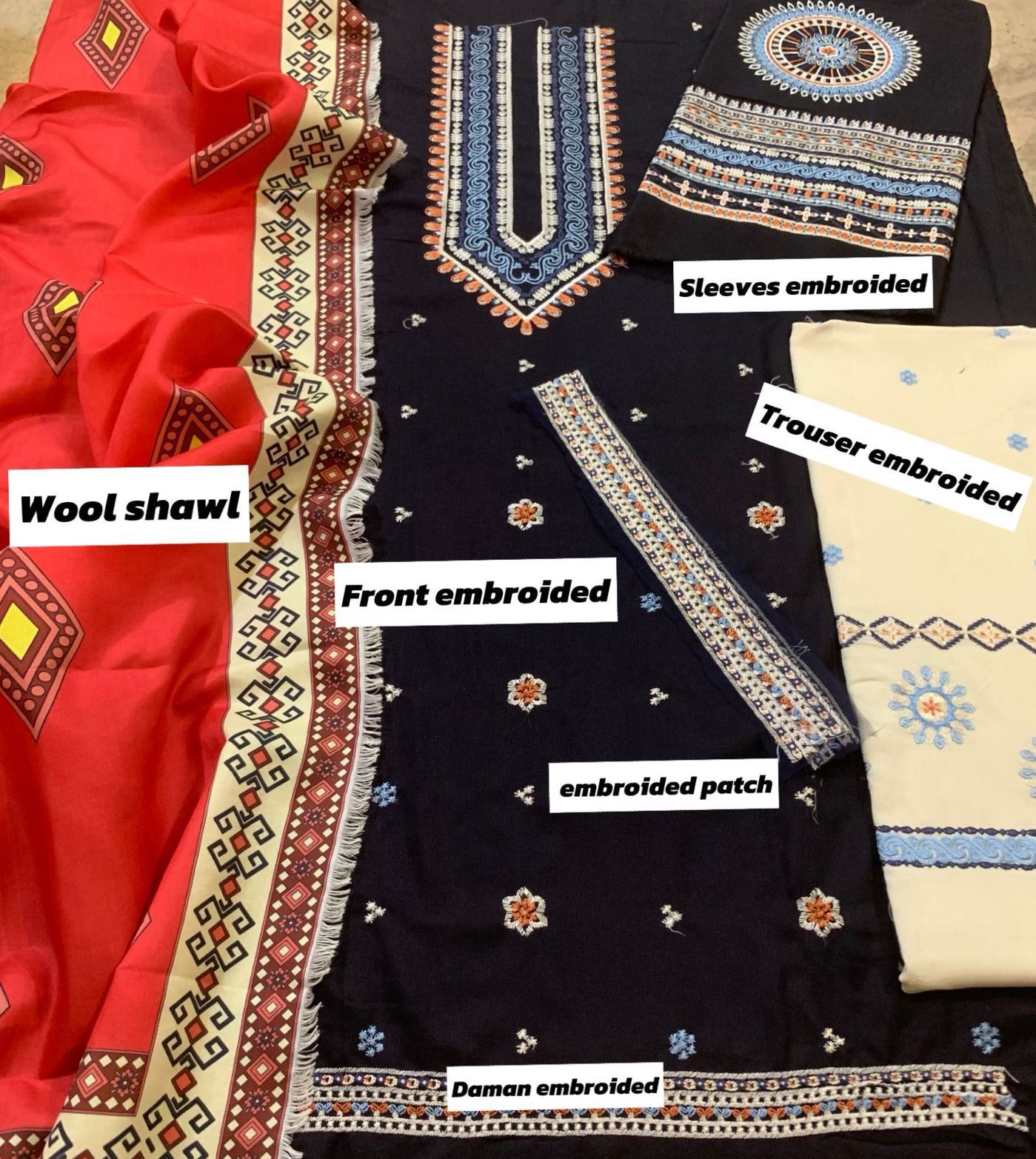 Baroque Airjet Lawn 3PC Suit