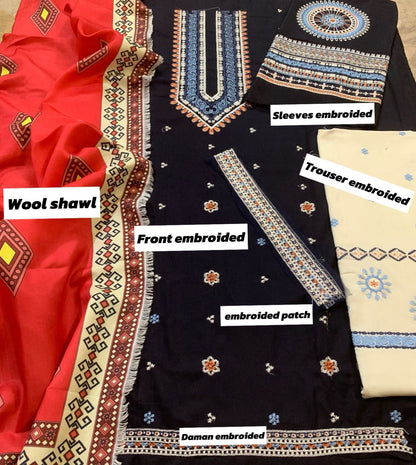 Baroque Airjet Lawn 3PC Suit