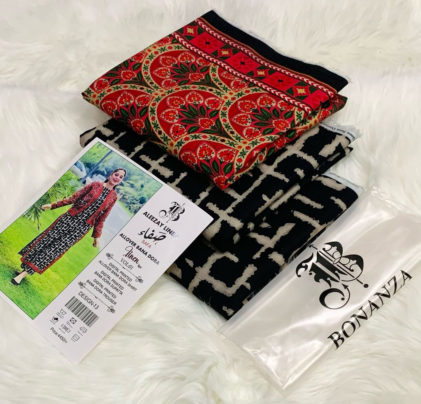 Bonanza Bana Dora Linen 3PC Suit