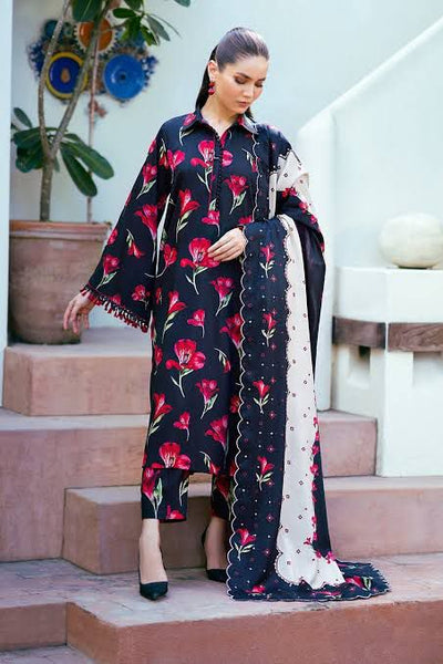 💕 Baroque Karandi Collection 2025 – Digital Printed 3PC Suit 💕