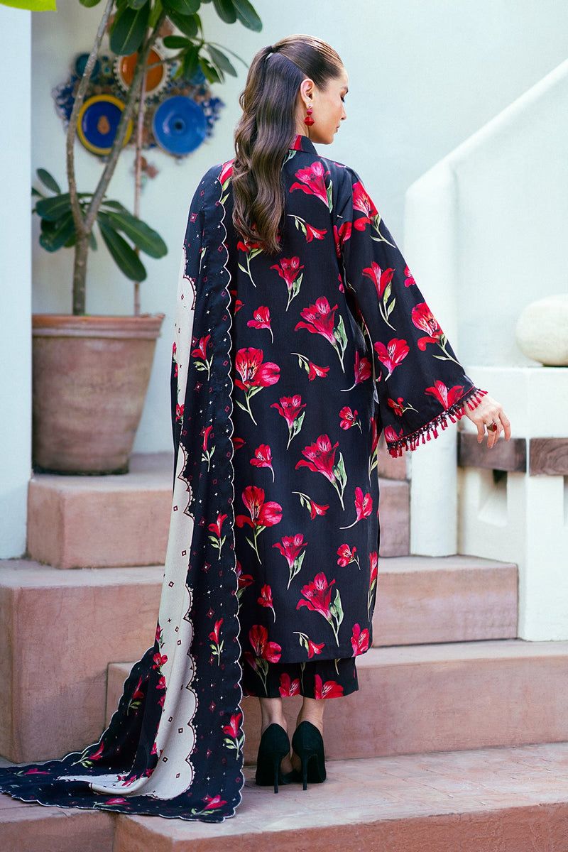 💕 Baroque Karandi Collection 2025 – Digital Printed 3PC Suit 💕