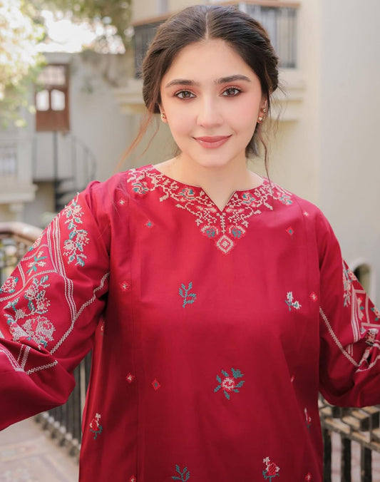 Urge Hit Code – Fully Embroidered Linen 2PC Winter Collection