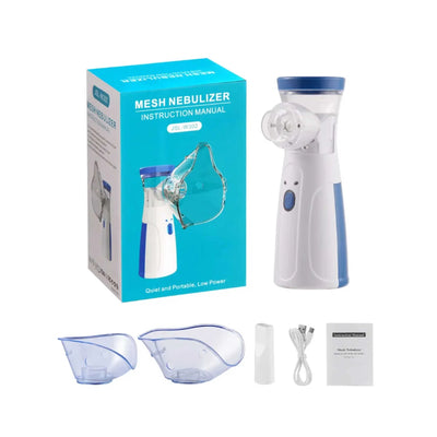 💨 Mesh Portable Nebulizer with Mask for Kids & Adults – Compact, Quiet & Effective Relief
