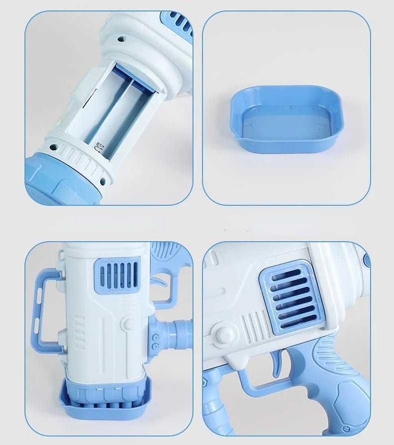 🫧 Bubble Gun Toy – Big Size, 32 Holes of Fun!