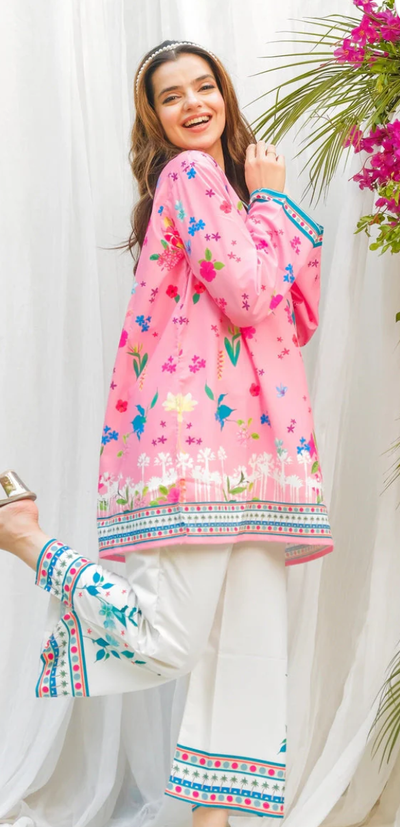 Neeldananeer 2pcs unstitched suit