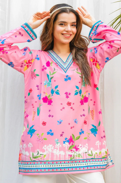 Neeldananeer 2pcs unstitched suit