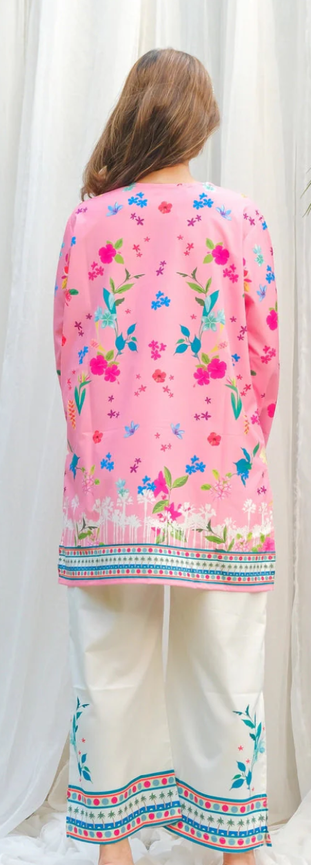 Neeldananeer 2pcs unstitched suit
