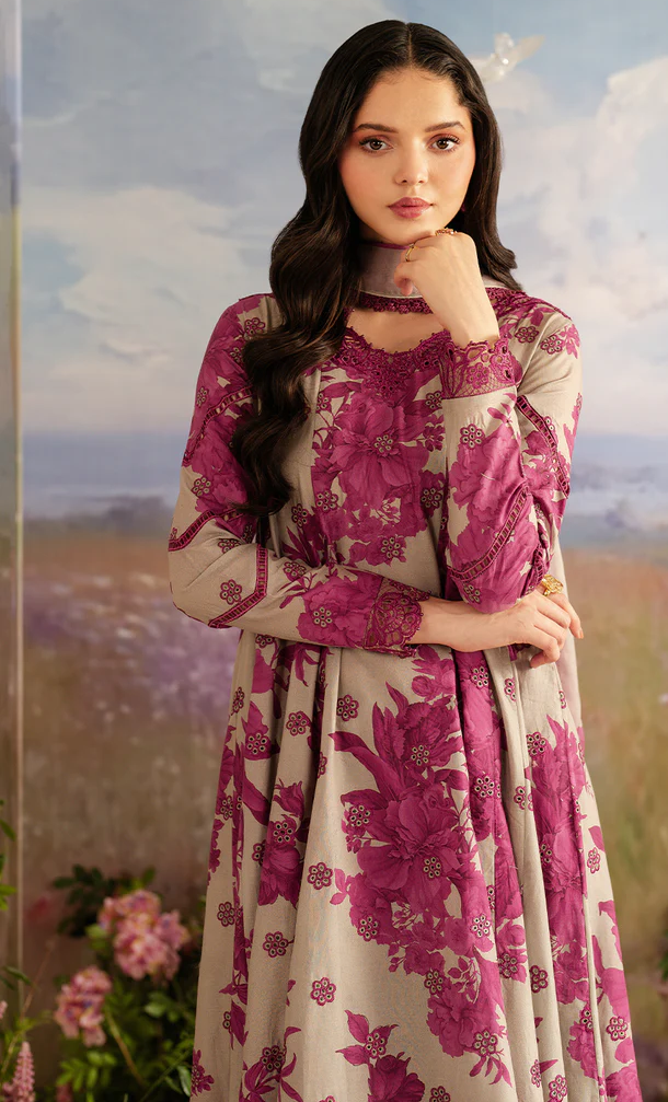 Iznik 3piece lawn unstitched suit