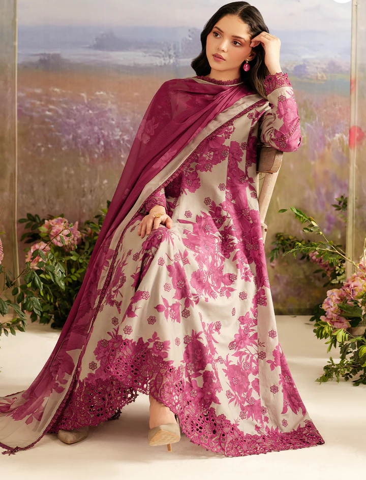 Iznik 3piece lawn unstitched suit