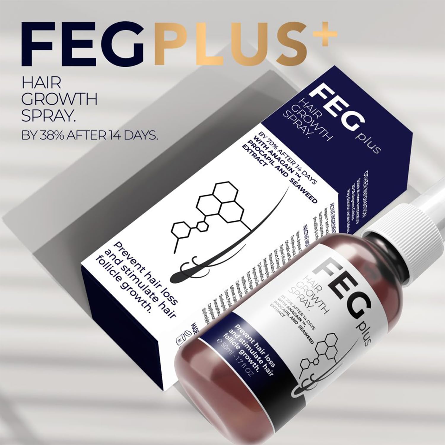 💧 FEG Plus Hair Growth Serum Spray – 50ml