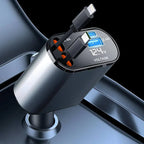 ⚡ 4-in-1 Car Charger Adapter 120W – Power On the Go