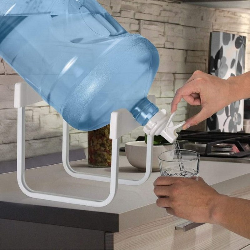 💧 Foldable 19-Liters Water Bottle Stand Rack with Nozzle – Non-Slip & BPA-Free