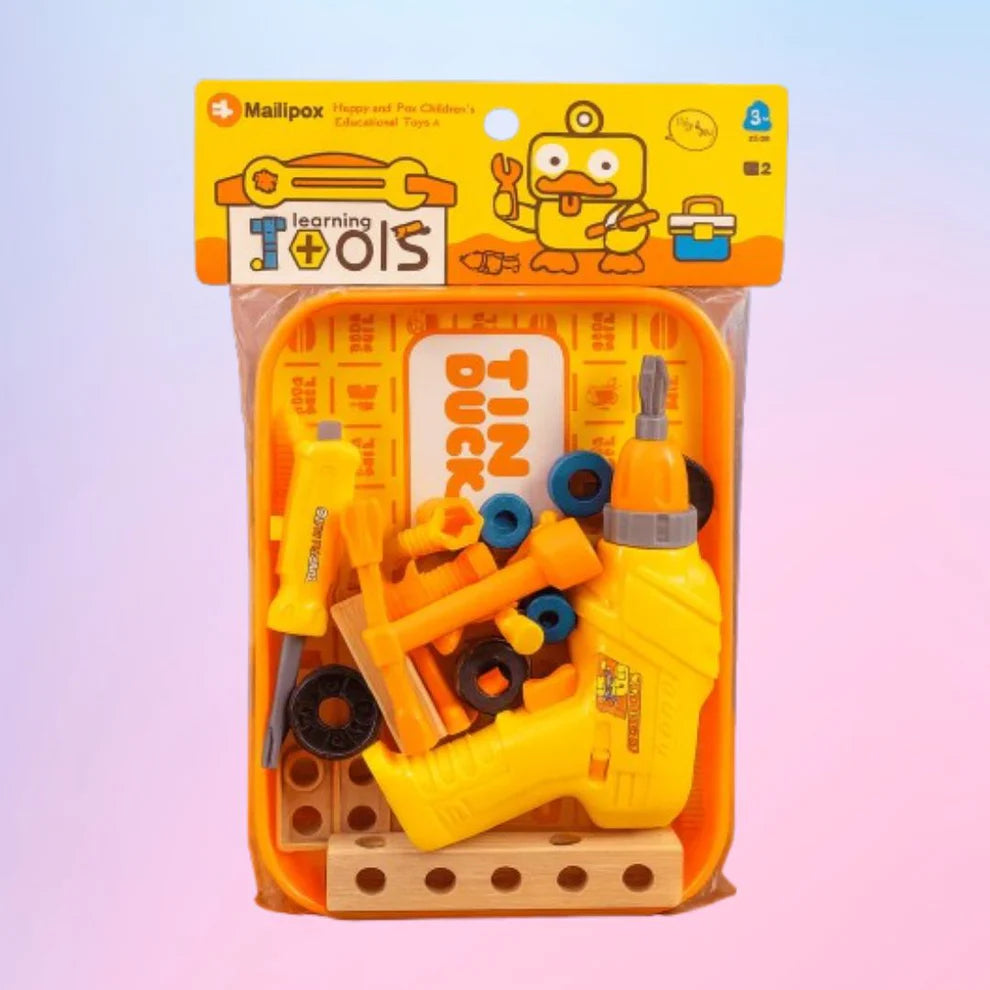 🔧 Tool Box with Electric Drill – Kids Construction Toy Set